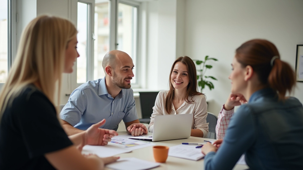 Týmová práce, učitelé diskutují o metodách výuky, moderní prostor, spolupráce a vzdělání